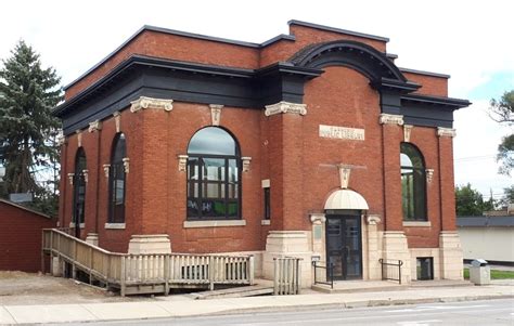Architectural Conservancy Ontario Ingersoll Carnegie Public Library 1910