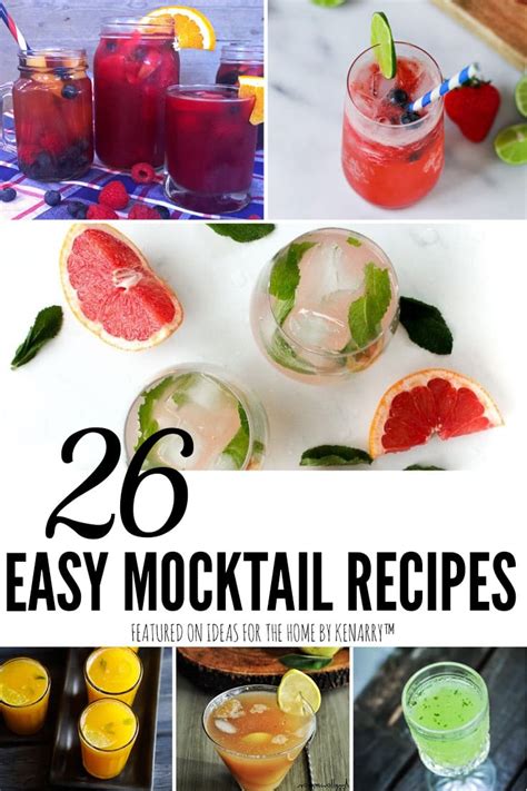 26 Summer Drink And Mocktail Recipes Ideas For The Home