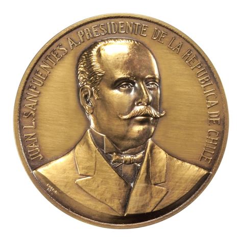 Medalla Bronce Juan Luis Sanfuentes A Casa Moneda
