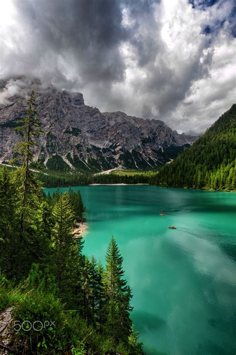 Lago Di Braies Dolomiti Amazing Nature Breathtaking Views Nature