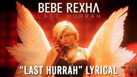 70 for free, and see the artwork, lyrics and similar artists. Bebe Rexha - Last Hurrah | Lyrical Video | Rock songs, Atv ...