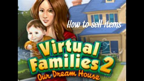How To Sell Items Virtual Families 2 Youtube