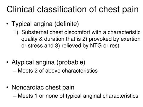 Ppt Evaluation Of Chest Pain In Outpatient Clinic Powerpoint