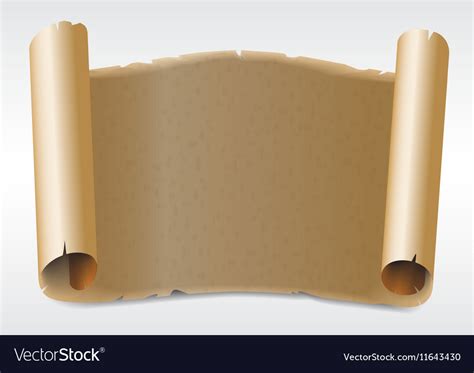 Old Blank Paper Scripts Royalty Free Vector Image