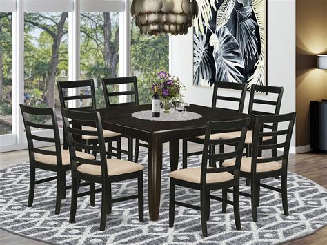 Buy East West Furniture 9 Pc Dining Room Set Square 54 Inch Gathering