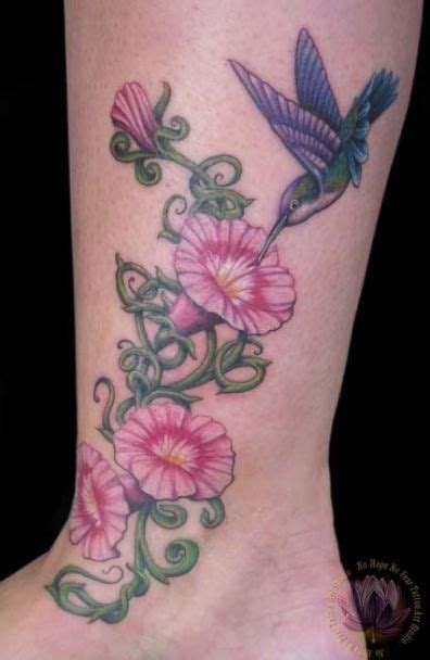 New Tattoo Ankle Bird Hummingbirds 64 Ideas Morning Glory Tattoo