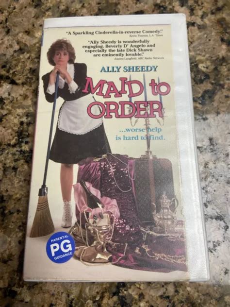 vintage maid to order ally sheedy clamshell vhs cassette tape rare minty 12 99 picclick