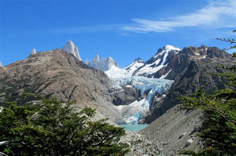 Mount Fitz Roy In El Chalten National Park Patagonia Stock Image