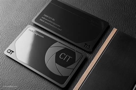 A black card is nothing more than a very exclusive credit card. BUY black metal business cards | RockDesign.com