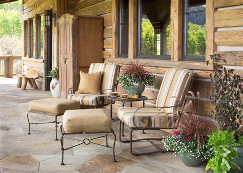 Colorado Ranch Home Rustic Porch Denver By Design House Inc