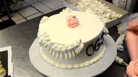 Small Wedding Cake Decorating Tutorial Youtube