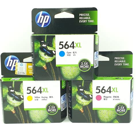Hp 564xl Value Pack 3 In 1 Ink Cartridges Shopee Singapore