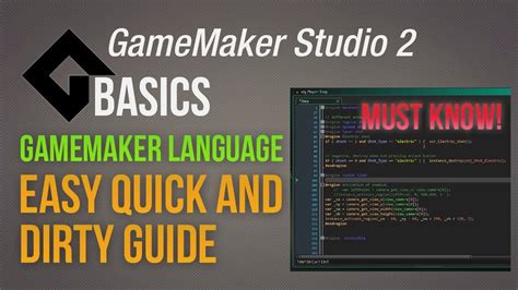 Gml Crash Course Understand Every Programming Language Game Maker