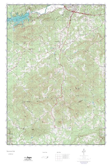 Mytopo Moravian Falls North Carolina Usgs Quad Topo Map