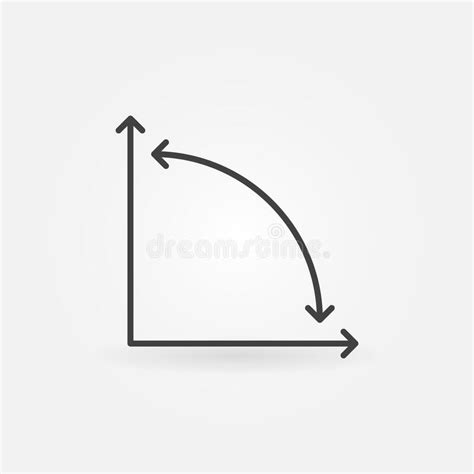 Right Angle Vector Thin Line 90 Degrees Concept Minimal Icon Stock