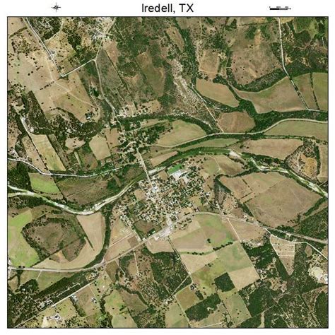 Aerial Photography Map Of Iredell Tx Texas