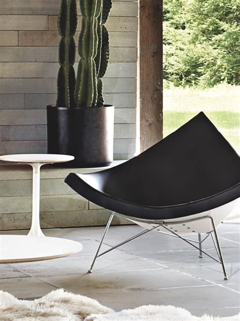 Early coconut chair and ottoman designed by george nelson for herman miller, circa 1955. George Nelson: Coconut Chair | Sgustok Design