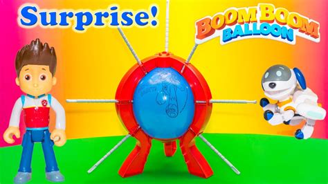 Popping The Paw Patrol Boom Boom Balloon Surprise Toys With The