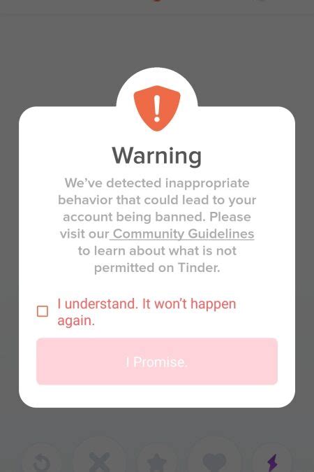 tinder banned warning tinder account ban
