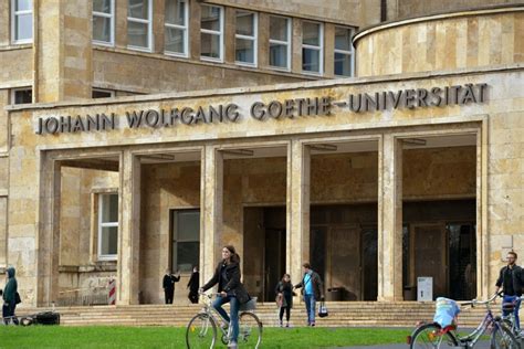 Goethe University In Frankfurt Establishes Professorship Devoted To
