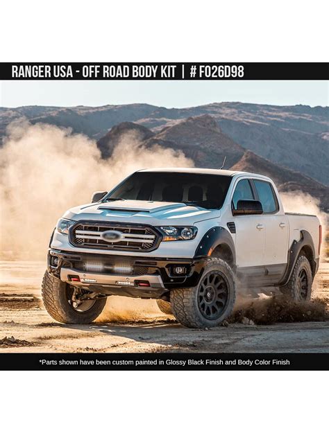 Ford Ranger 19 23 Off Road Body Kit Wskid Plate Air Design