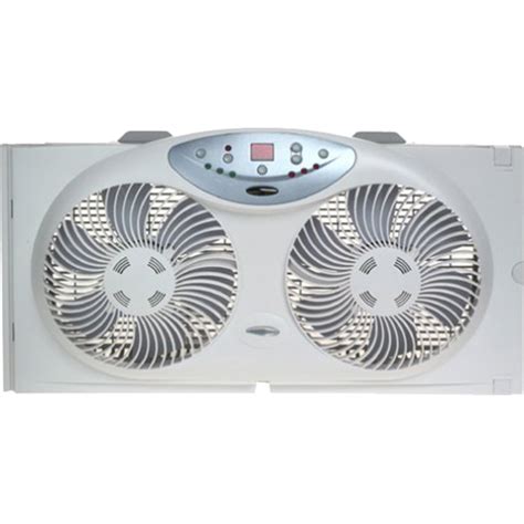 Bionaire Twin Reversible Airflow Window Fan With Remote Control