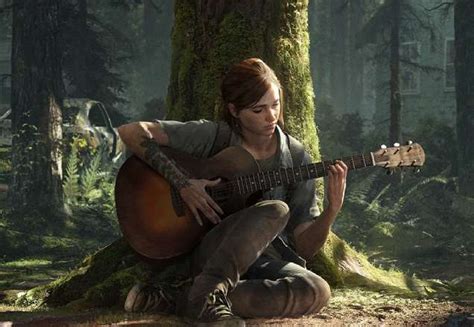 Jogadores Estão Tocando Covers No Violão De Ellie No De The Last Of Us