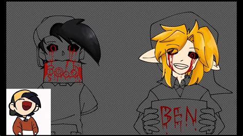 Creepypasta Ben Drowned And Lost Silver Drawing Ibispaint X Youtube