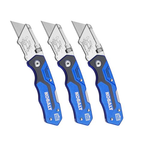 Exquisite Fashion Kobalt Utility Knives Kobalt 3pk Lockback Knife Set