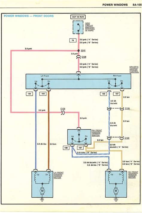 5 Wire Power Window Switch Diagram
