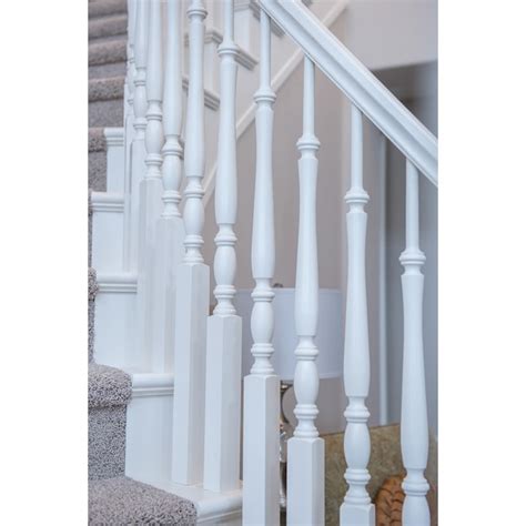 Lj Smith Stair Systems 34 In X 175 In Primed Pin Top Stair Baluster