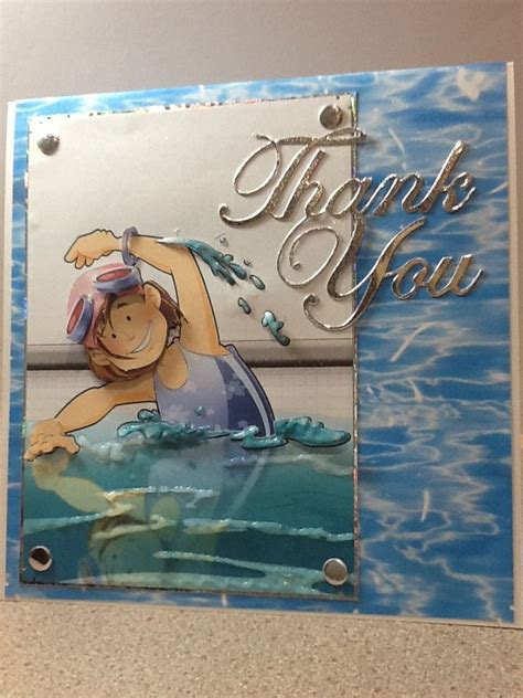 Bespoke Thank You Swimming Teacher Card Bespoke Teacher Snoopy Swimming Gallery Fictional