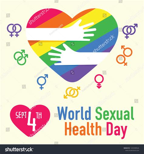 World Sexual Health Day Vector Colorful Stock Vector Royalty Free 1433398526 Shutterstock