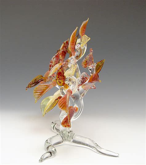 Fall Tree By Bandhu Scott Dunham Art Glass Sculpture Artful Home