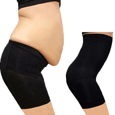 wholesale best plus size seamless women high waist body shaper shorts slimming tummy control