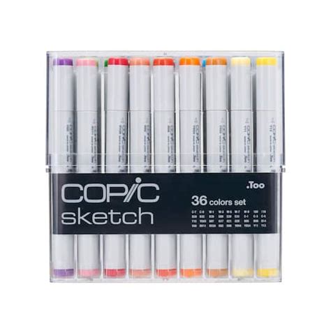 Copic Basic 36 Color Sketch Marker Set Michaels
