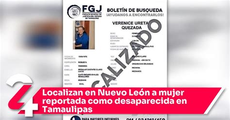 Localizan En Nuevo León A Mujer Reportada Como Desaparecida En
