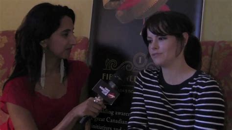 emily hampshire interview first weekend club youtube
