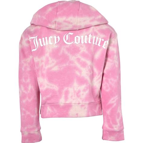 Buy Juicy Couture Infant Tie Dye Zip Hoodie Fuchsia Pink