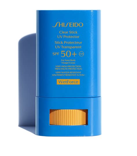 shiseido clear stick uv protector spf 50 wetforce harrods uk