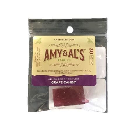 Amy And Als Edibles Grape Hard Candy 30mg Leafly