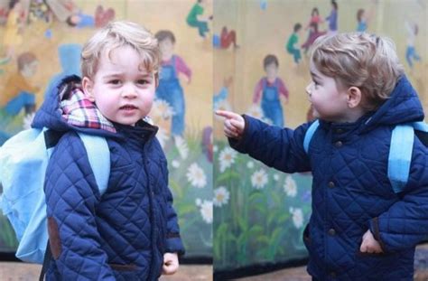 영국 조지 왕자 유치원 등원모습 ‘깜찍이 왕자님 서울신문