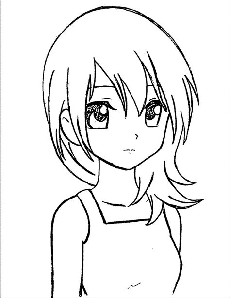 Anime Characters Coloring Pages Free Coloring Pages