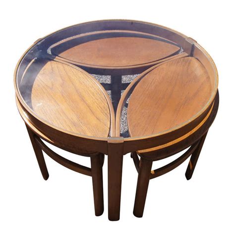 The compact design of nesting tables makes them a stylish option for the living room, but you can also use them in the family room and the bedroom. Vintage Danish Nesting Coffee Table Set at 1stdibs
