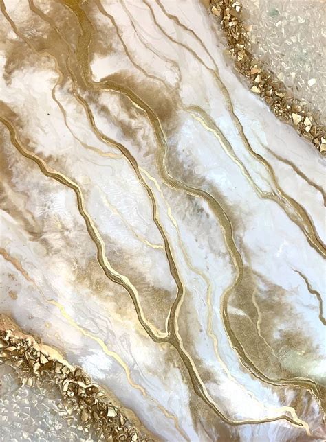 Gold And White Marble Painting By Alexandra Yaremenko Saatchi Art