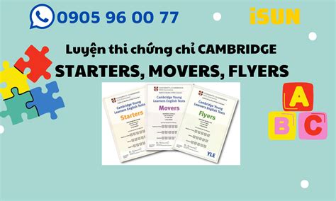Chương Trình Luyện Thi Chứng Chỉ Cambridge Starters Movers Flyers