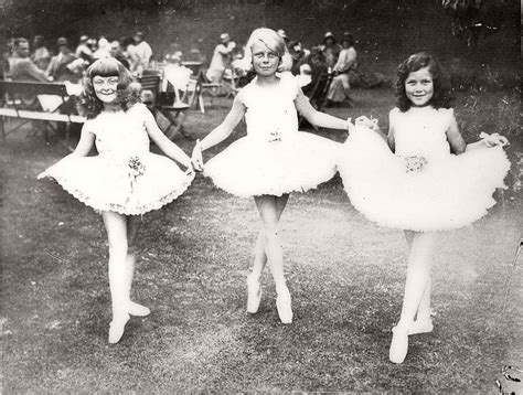 vintage group photos of dancing girls 1910s 1930s monovisions black and white photography