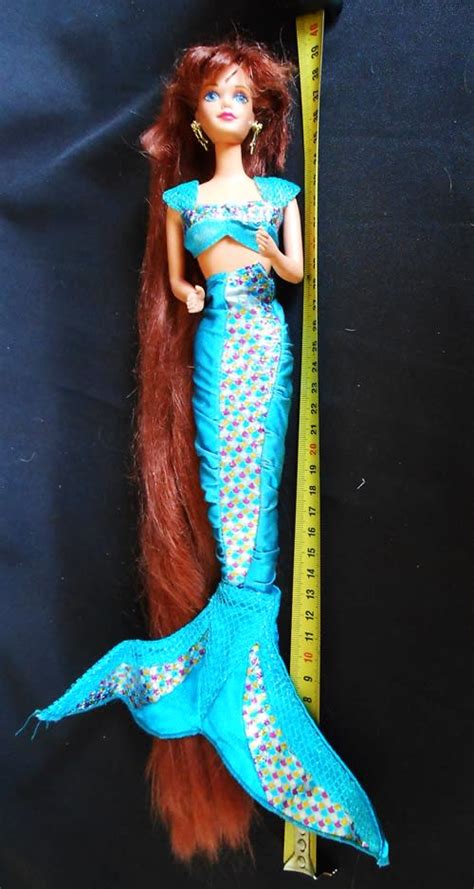 Dolls Collectable Barbie Doll 1995 Jewel Hair Mermaid Midge By Mattel