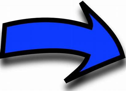 Direction Arrow Arrows Clipart Right Clip Curved