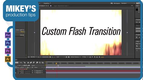 Customizable Flash Transition After Effects Tutorial Youtube